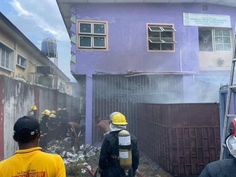 Fire razes Lagos orphanage home, seven children&nbsp;rescued