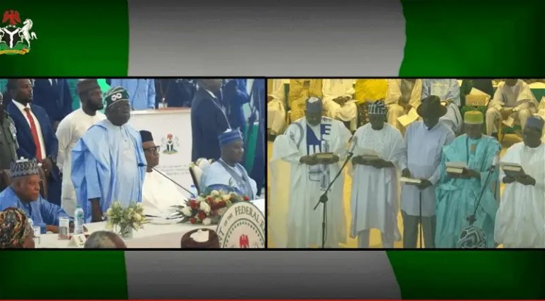 Tinubu Swears In New Ministers In Aso&nbsp;villa