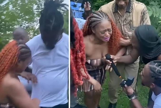 ‘I wanted it to be memorable’ – Watch man fake his arrest for surprise marriage proposal&nbsp;(video)