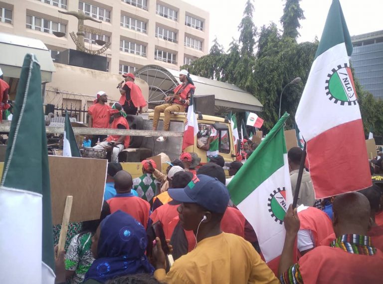 SubsidyProtests: Senate Chief Whip addresses protesters at&nbsp;NASS