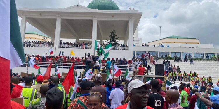 Protests: NLC, TUC leaders meet with Tinubu