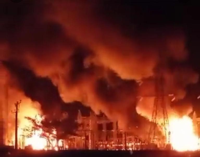 BREAKING: Transmission Company Of Nigeria On&nbsp;Fire