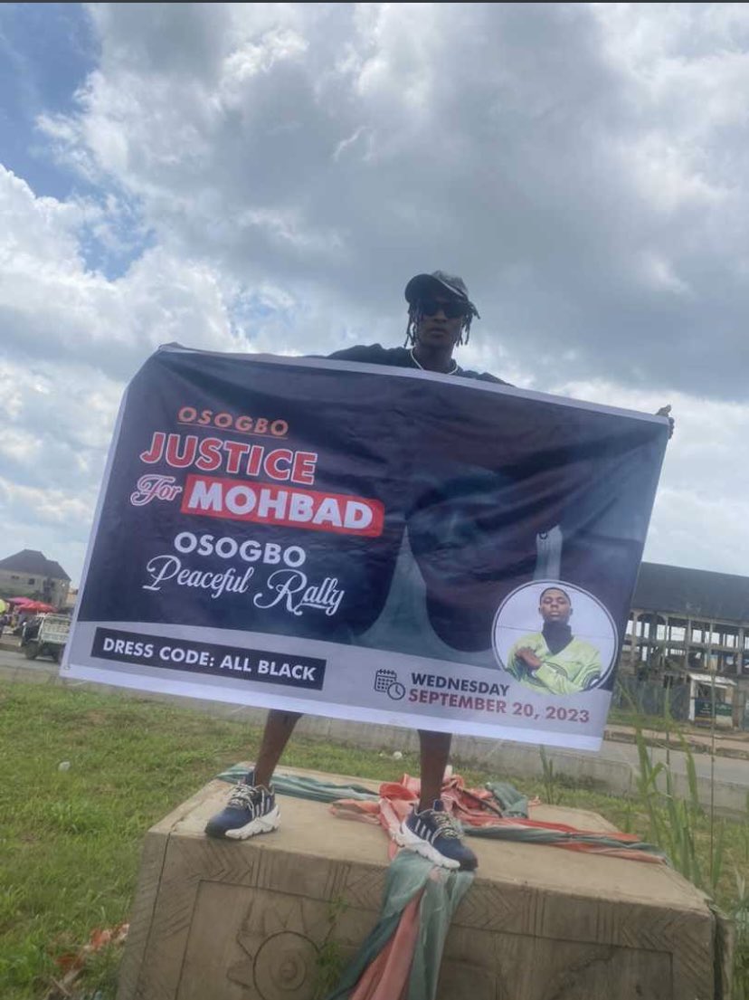 MohBad : Osun youth protest #JusticeForMohbad