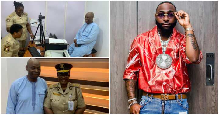 Davido reacts to his father visit to NIS Osogbo&nbsp;command