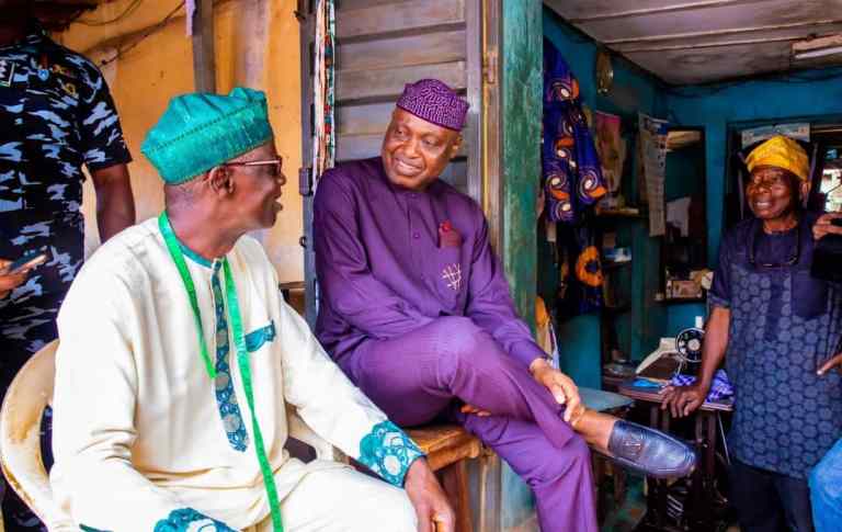 PHOTOS: Gov Oyebanji Pays Surprise Visit To Former&nbsp;Tailor