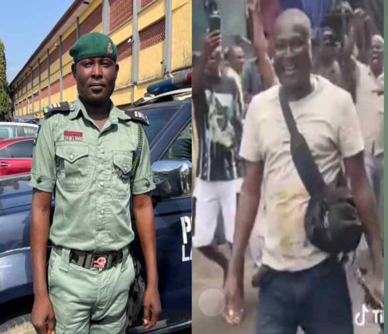 VIDEO: Police Takes Action On Officer Shooting Sporadically At Ladipo&nbsp;Market