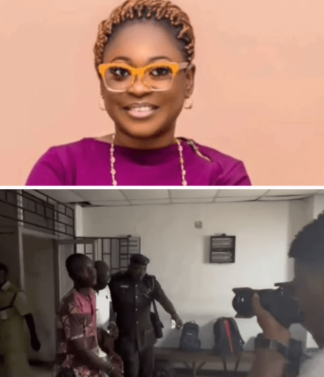 Video of Police Officer Being Escorted Out Of Court After Sentenced To Death For K!lling Lagos Pregnant Lawyer&nbsp;(Watch)