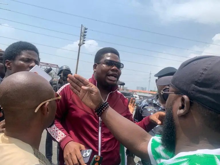 [Photos] #EndSARS: Mr Macaroni, others stage walk at 3rd Anniversary of Lekki Tollgate&nbsp;shootings