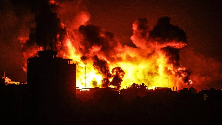 Gaza Refugee Camps Hit In Airstrikes As Death Toll Nears&nbsp;10,000