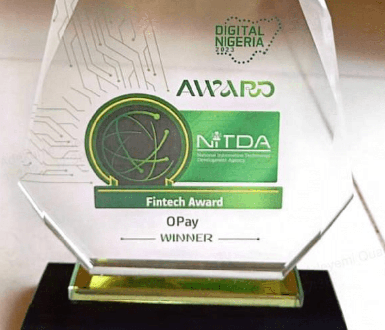 OPay emerges winner in Fintech category at Digital Nigeria 2023&nbsp;Awards