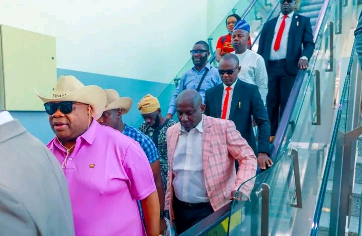 Governor Adeleke Arrives Nigeria, Says I’m Fit as Fiddle