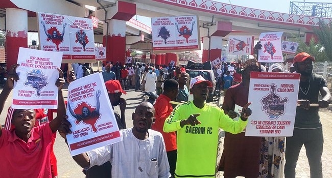 Protest Rocks Ogun Over Kano Guber&nbsp;Election