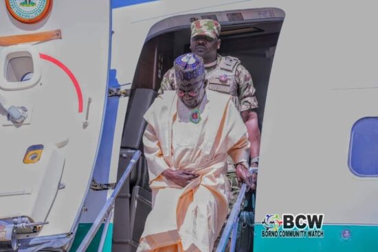 Tinubu Attends Army Chief Conference in Maiduguri, Greeted by Zulum and&nbsp;Lagbaja