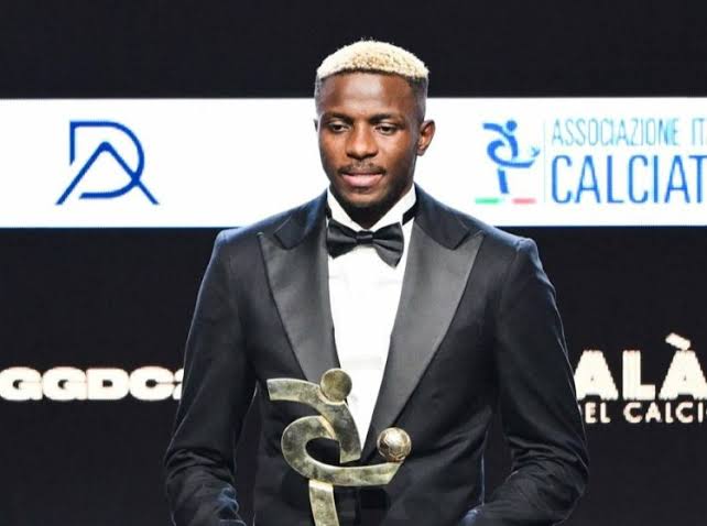 FLASH: Osimhen Wins Italian Association’s Footballer Of The Year&nbsp;Award