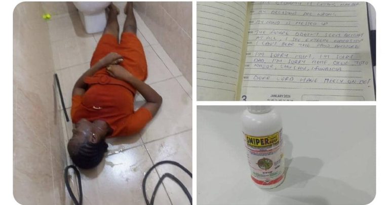 Lagos Banker Leaves Heartbreaking Note and She Commits Su!cide Inside Bank