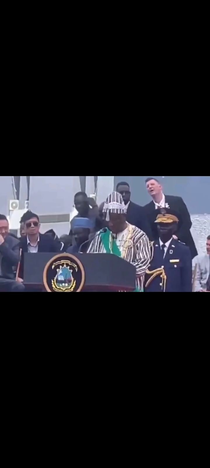 Liberia’s New President Collapses, Promptly Taken Off Podium at&nbsp;Inauguration