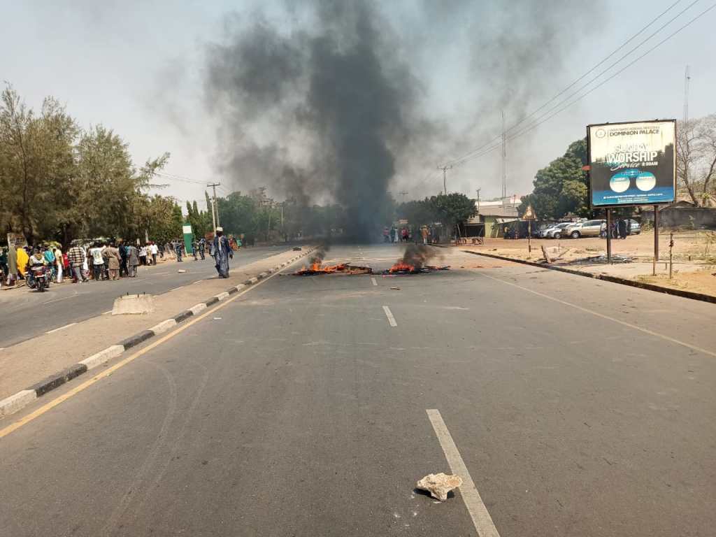 Lafia Youths Stage Protest, Burning Tyres Over Verdict Confirming Sule as Nasarawa&nbsp;Governor