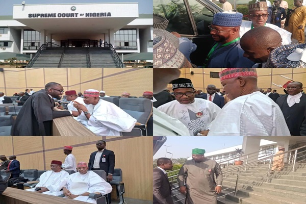 PHOTOS: Four governors arrive Supreme Court ahead of judgments in eight&nbsp;states