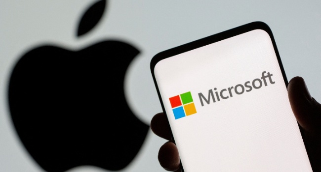 Microsoft briefly surpasses Apple as world’s most valuable&nbsp;company