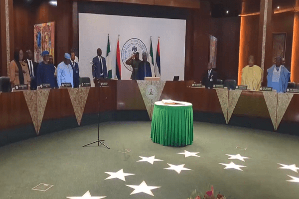 Tinubu Chairs First FEC Meeting in&nbsp;2024