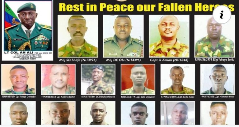DHQ Releases Names and Photos of Soldiers Killed in Delta&nbsp;Attack