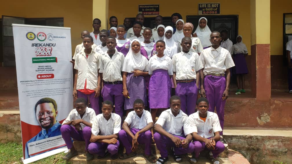 Irekandu ‘Back to School’ Educational Project Commences Qualifying Exams for the 2024 NECO&nbsp;Scholarship