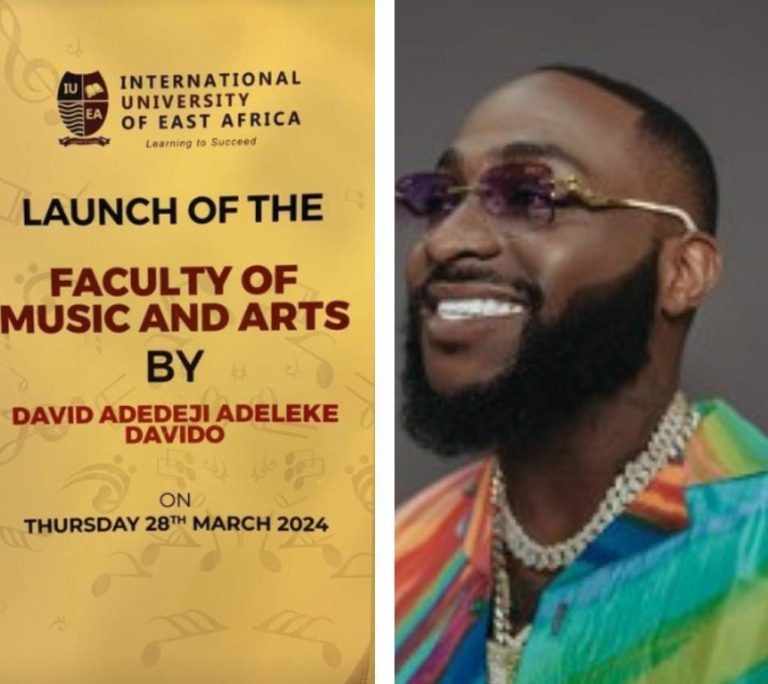 Davido Unveils New ‘Faculty of Music and Arts’ at Ugandan&nbsp;University