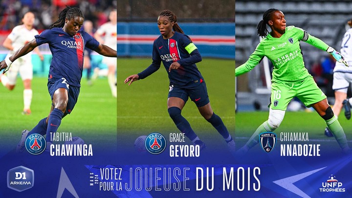 Chiamaka Nnadozie Voted Player Of The Month In&nbsp;France