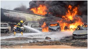 Four dead, 70 vehicles burnt in fuel tanker explosion in Rivers