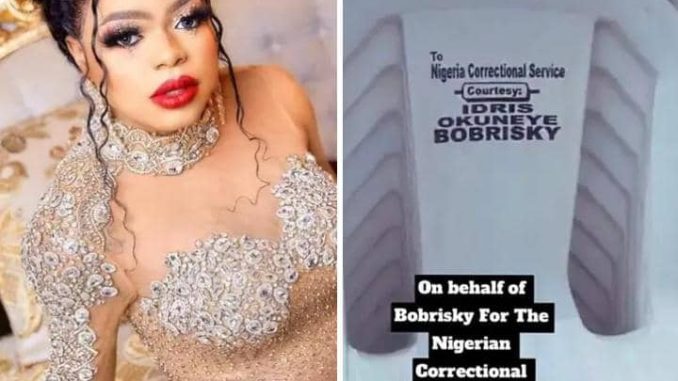 Bobrisky Donates Chairs To Kirikiri&nbsp;Prison