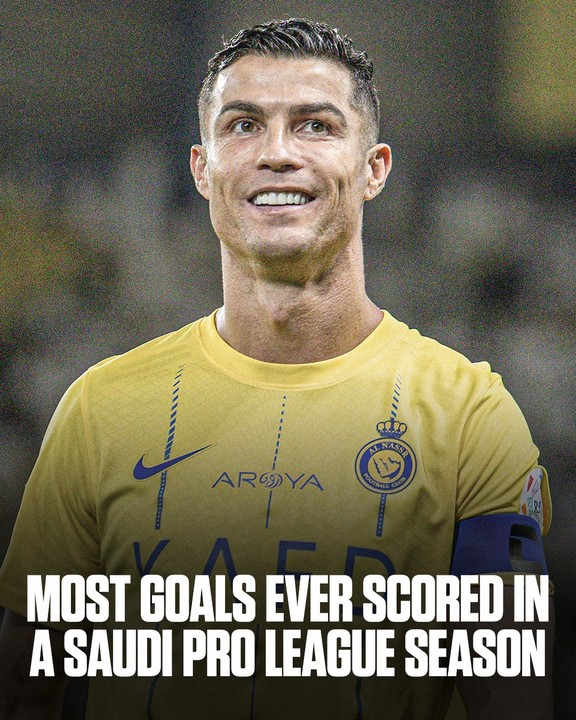 Cristiano Ronaldo Breaks Record For Most Goals Scored In A Saudi Pro League&nbsp;Seas