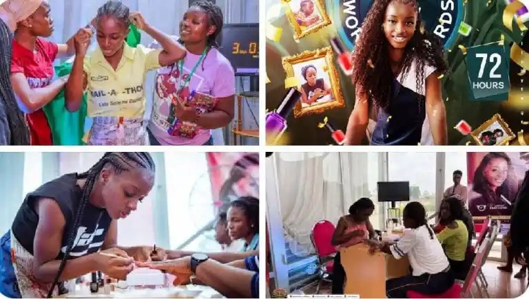 GWR: Nigerian Lady Completes 72-Hour Nail Painting&nbsp;Marathon