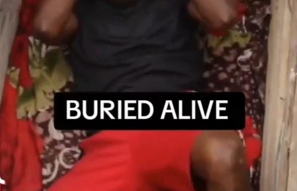 Nigerian Man Begins Challenge To Be Buried Alive For 24&nbsp;Hours
