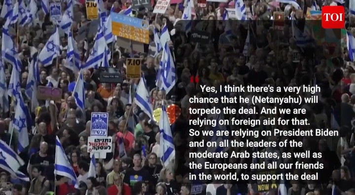 Protesters Tell Israeli PM Netanyahu To Approve US Ceasefire Deal, Release&nbsp;Hostage