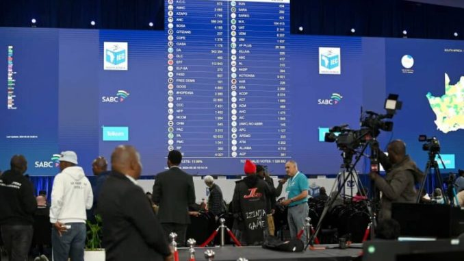 Reaction As South Africa’s Electoral Commission Portal Crashes During Vote&nbsp;Count