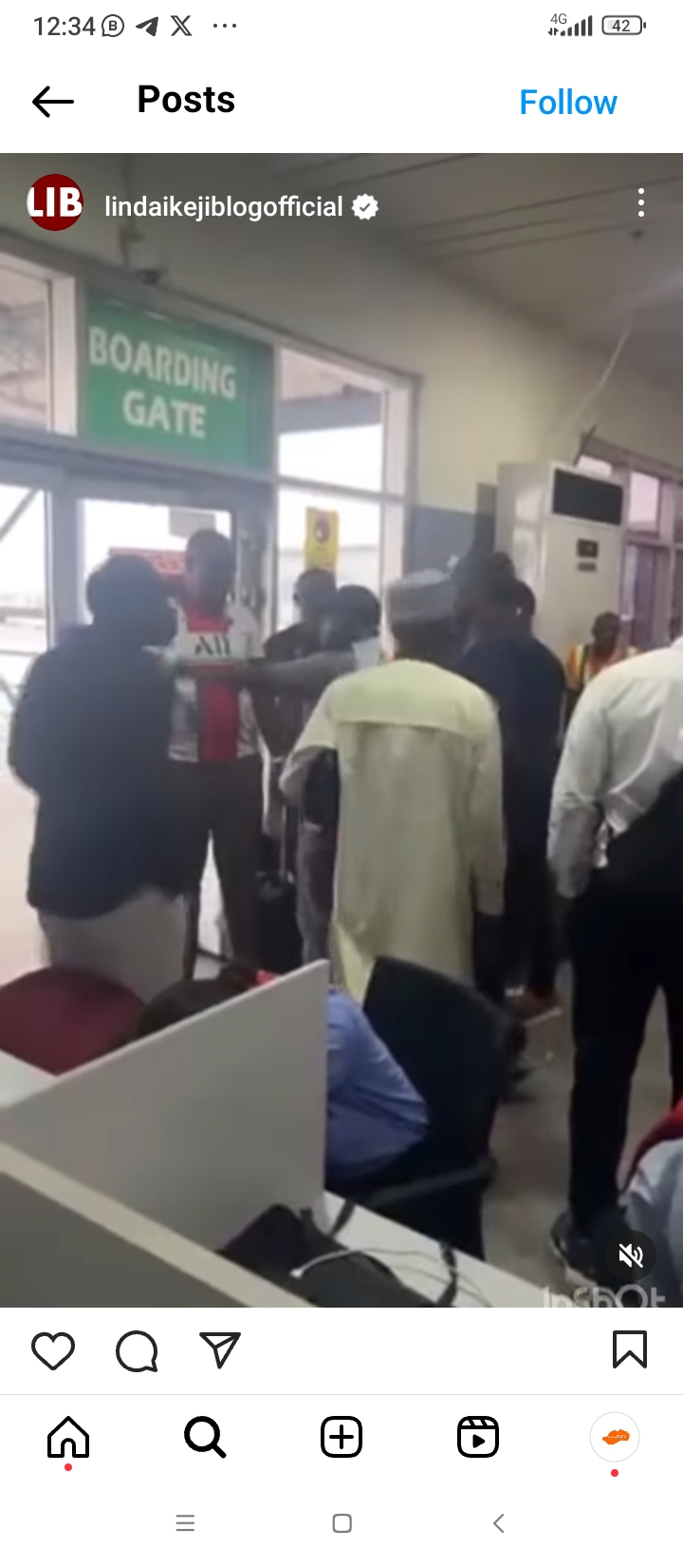 LABOUR STRIKE: Muritala Mohammed Airport, Lagos blocked by striking aviation&nbsp;Workers