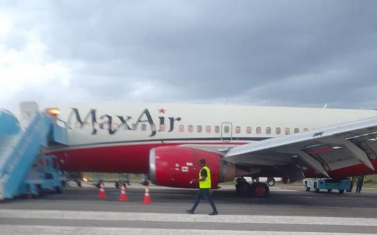 Max Air Boeing 747 loses four tyres on take- off roll at Yola&nbsp;Airport