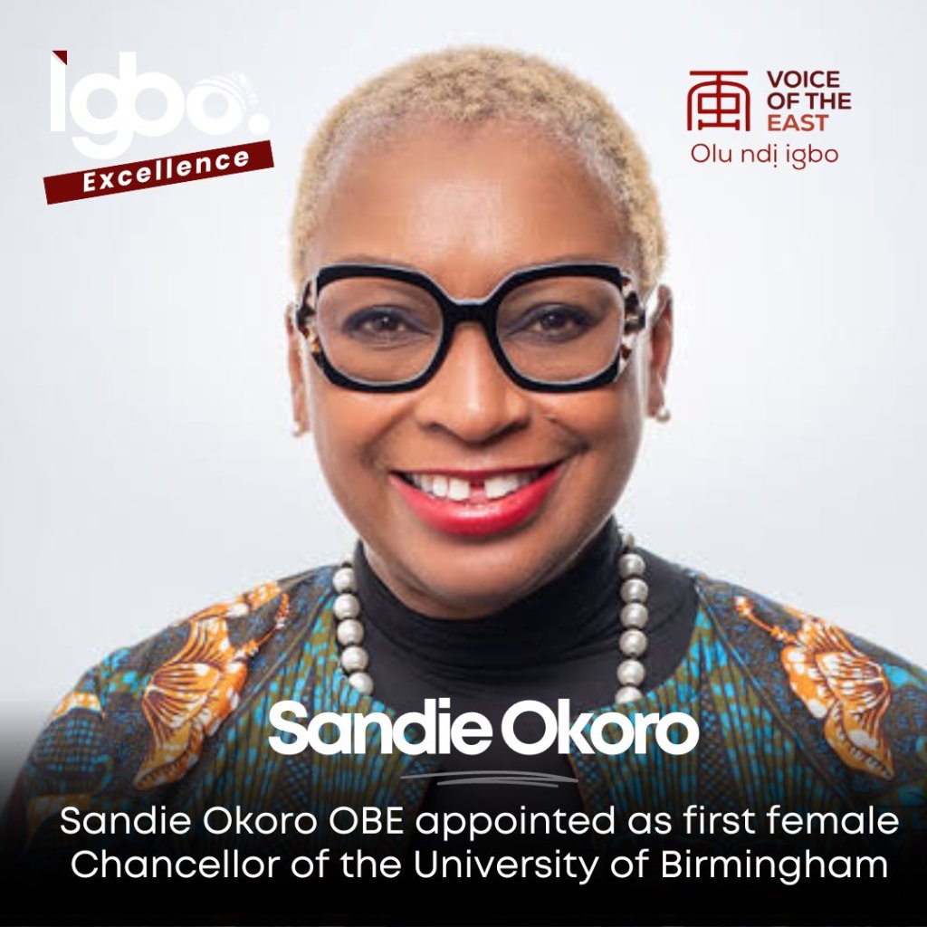 University Of Birmingham Appoints Sandie Okoro OBE As First Female&nbsp;Chancellor