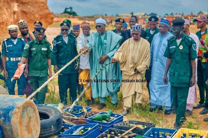 Hisbah Destroys ₦‎60 Milion Worth Of Alcohol And Illicit Drugs In&nbsp;Katsina
