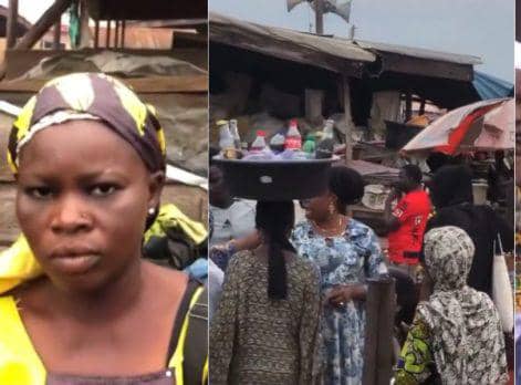 Reactions As Market Women Attack Colleague In Ilorin For Selling Garri At Cheaper&nbsp;Price