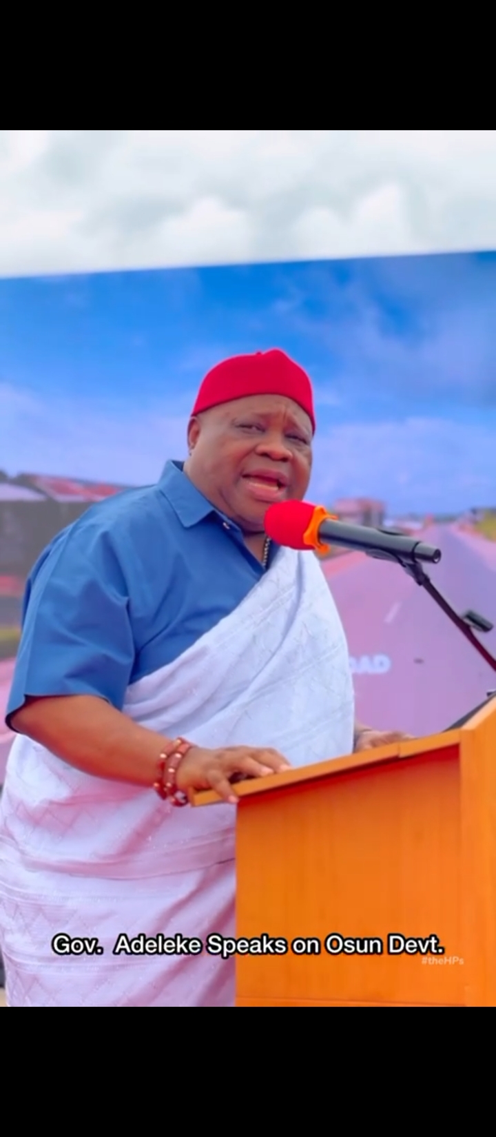 I Have Turned All Cities, Villages into Construction Sites In Osun – Adeleke Tells Deltans&nbsp;(Video)
