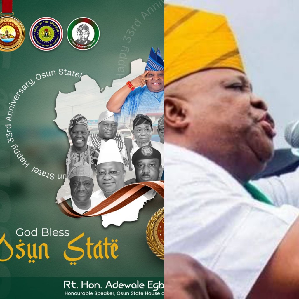 Osun@33: Gov Adeleke Addresses Osun Citizens,&nbsp;Residents