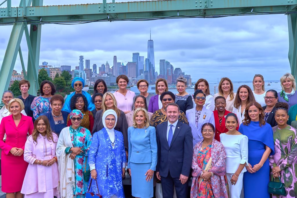 US First Lady Bids Farewell To Visiting First Ladies At&nbsp;UNGA