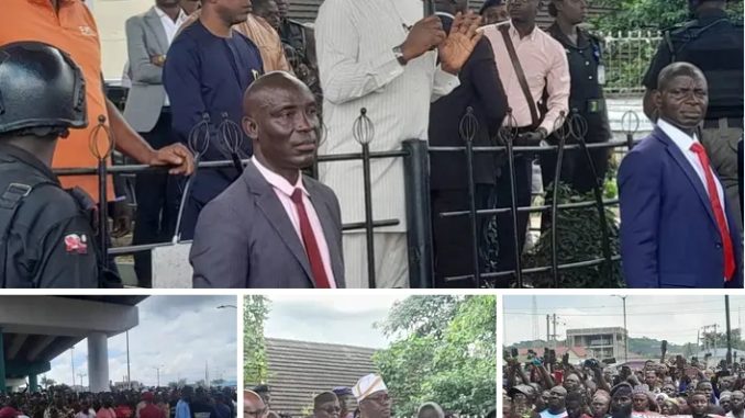 Gov Makinde Addresses&nbsp;Protesters