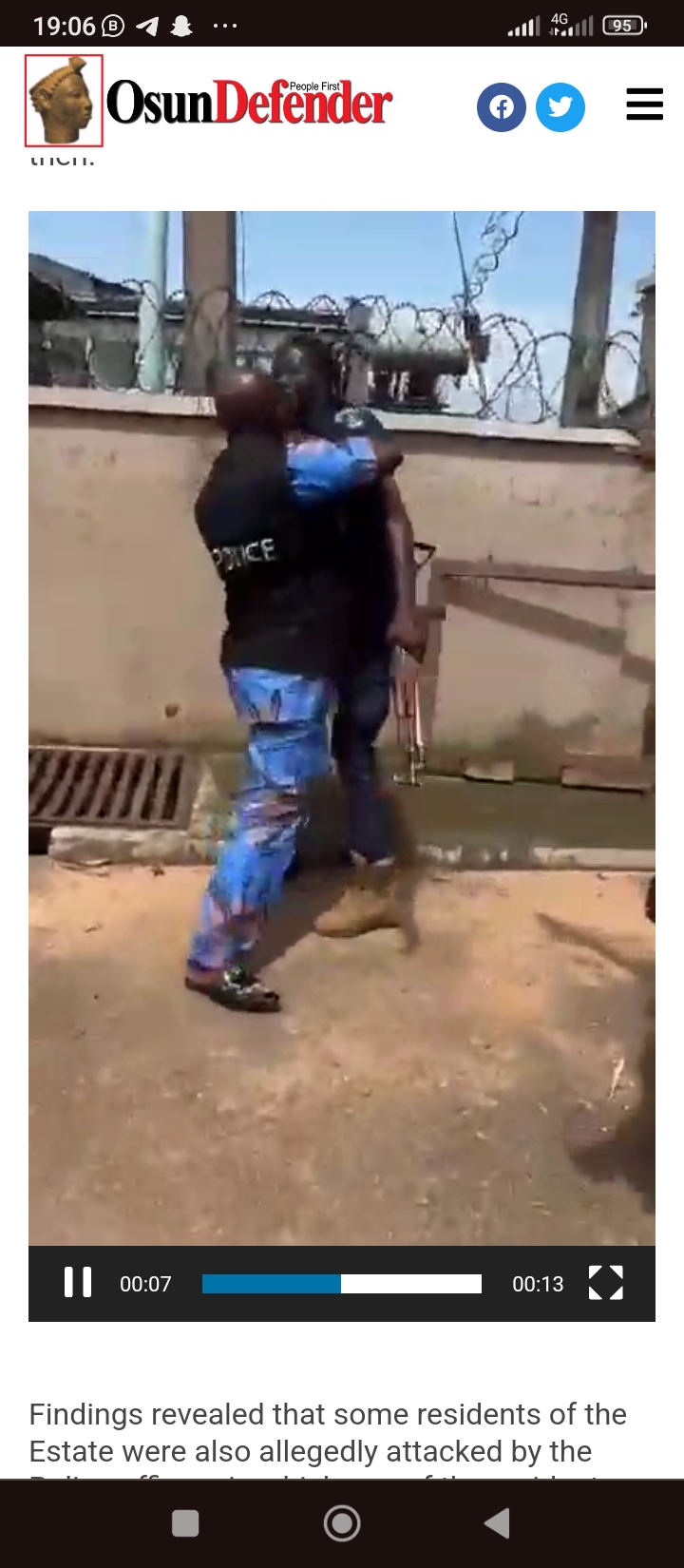 Police Attack Civil Defence Officer, Residents In Osun&nbsp;(Videos)