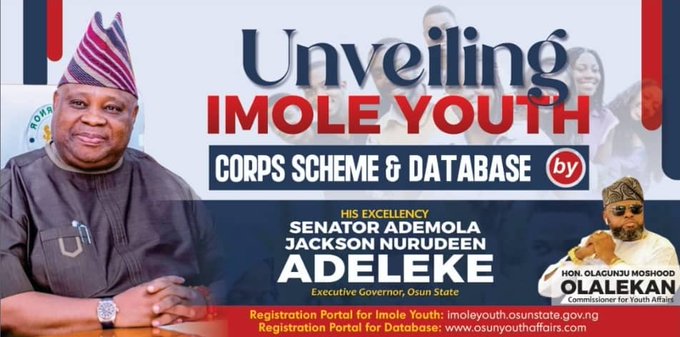 Osun Govt Opens Portal For Imole Youth Corps&nbsp;Recruitment