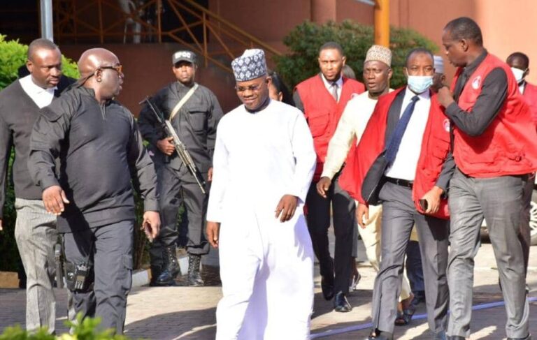 Court Remands Yahaya Bello In EFCC Custody&nbsp;(Video)