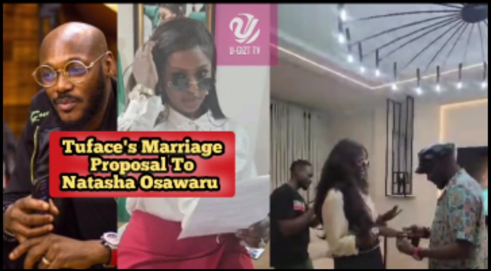 Singer Tuface Proposes To Natasha Osawaru&nbsp;(Video)