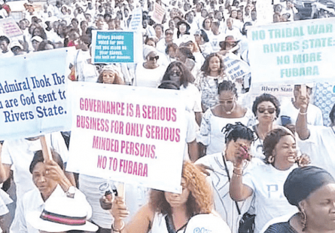 Counter protests rocks Port Harcourt, protesters against protesters